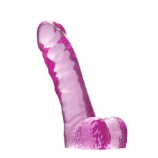 Quartz Violet 4 Inch PVC Dong Purple Dildo