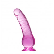 Quartz Violet 7 Inch PVC Purple Dildo
