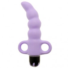 Unisex Vibrator With Ribbed Shaft Unisex Vibrator With Ribbed Shaft