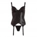 Cottelli Wet Look Black Basque