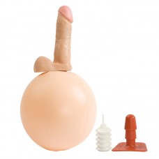 VacULock EZ Rider Ball With Realistic 6 Inch Dildo VacULock EZ Rider Ball With Realistic 6 Inch Dildo