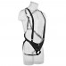 King Cock 11 Inch Hollow Strap On Suspender System