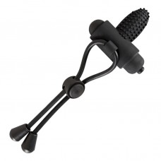 Black Velvets Vibrating Loop Cock Ring