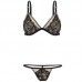 Leg Avenue Strappy Bra Top and GString UK 8 to 14 Leg Avenue Strappy Bra Top and GString UK 8 to 14