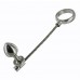 Slide And Ride Steel Cock Ring And Anal Plug Slide And Ride Steel Cock Ring And Anal Plug