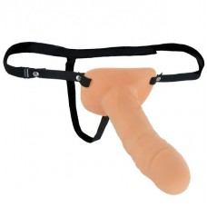 Size Matters Erection Assist Hollow 6.5 Inch Dildo Strap On