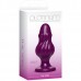 Platinum Premium Silicone The Spin Anal Plug Purple 5 Inch