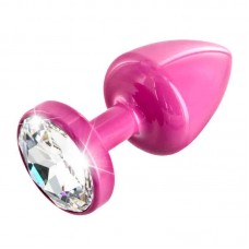 Diogol Anni Round Swarovski Pink Butt Plug Diogol Anni Round Swarovski Pink Butt Plug