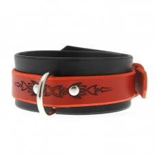 House Of Eros Red And Black Tribal Collar
