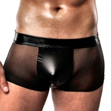 Passion Wet Look And Mesh Shorts Passion Wet Look And Mesh Shorts