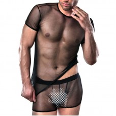 Passion See Through Vest And Shorts Passion See Through Vest And Shorts