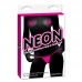 Neon Vibrating Crotchless Panty And Pasties Set One Size
