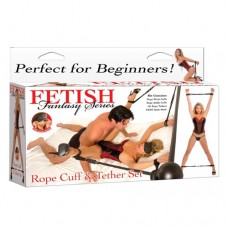 Fetish Fantasy Series Rope, Cuff And Tether Set