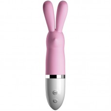 Crush Honey Bunny Silicone Pink Dual Vibe Crush Honey Bunny Silicone Pink Dual Vibe
