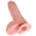 King Cock 8 Inch Cock Dildo With Balls King Cock 8 Inch Cock Dildo With Balls