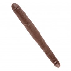 King Cock 16 Inch Tapered Double Dildo Brown
