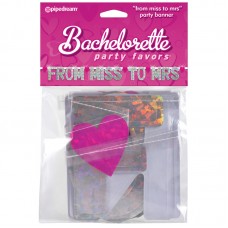 From Miss To Mrs Hen Night Banner