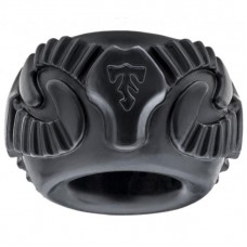 Perfect Fit Tribal Son Ram Ring Black