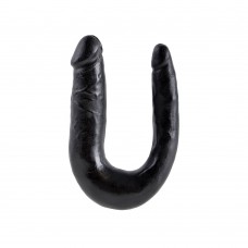 King Cock Medium Double Trouble Black Dildo