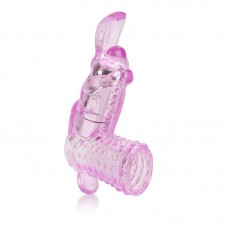 Silicone Lovers Penis Sleeve Arouser with Mini Vibe