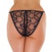 Lace Black Crotchless Tanga Lace Black Crotchless Tanga