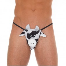 White Cow Novelty GString